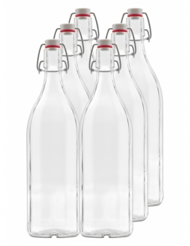 1.000 l Saftflasche 12-Kant