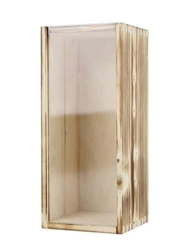 Holzk. mit Plexi-Schubdeckel